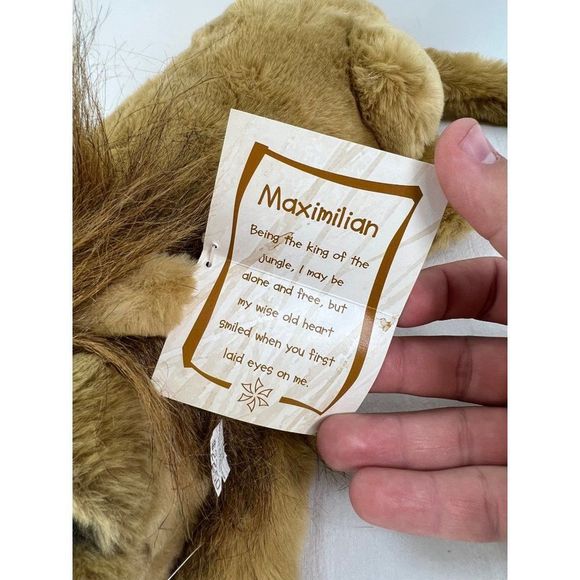 Dakin Applause Lou Rankin Friends Maximillian Lion Plush 14" Stuffed Animal - Picture 4 of 9